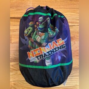 Nickelodeon Teenage Mutant Ninja Turtles Kids Sleeping Bag w/ Carry Bag